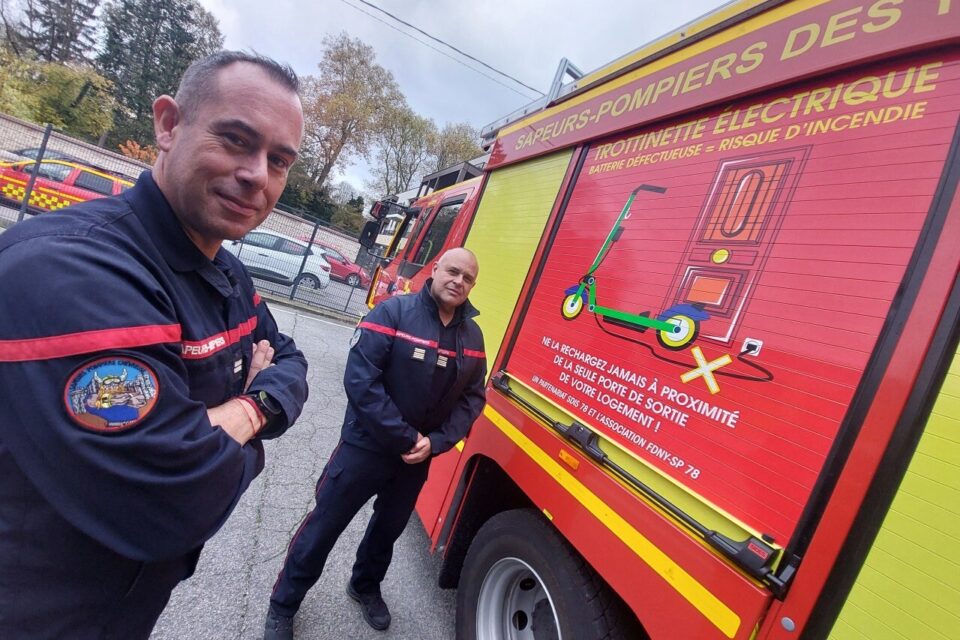 Pompiers - Batteries lithium